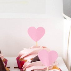 Heart (Cup)Cake Toppers